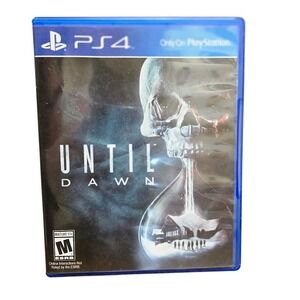 Until‎ Dawn Video Game PS4 Video Game Disc in Box EUC